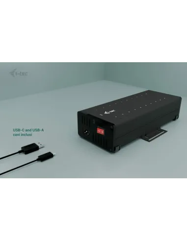 i-tec USB-C USB-A Metal Charging + data HUB, 15W per port, 20x USB-C