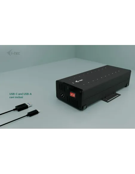 i-tec USB-C USB-A Metal Charging + data HUB, 15W per port, 20x USB-C