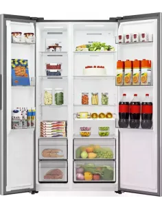 Hisense RS3P558NEIE frigorifero side-by-side Libera installazione 544 L Grigio 2