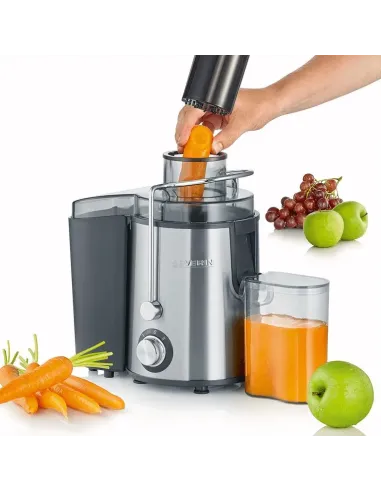 Severin ES 3566 Centrifuga spremiagrumi 400 W Nero, Acciaio inox