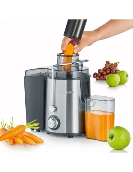 Severin ES 3566 Centrifuga spremiagrumi 400 W Nero, Acciaio inox