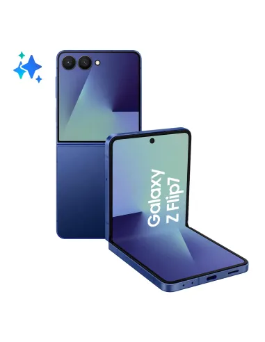 Samsung Galaxy Z Flip7 Smartphone AI, RAM 12GB, 512GB, Display 4,1" Super AMOLED 6,9" Dynamic AMOLED 2X, Fotocamera 50MP, Blue