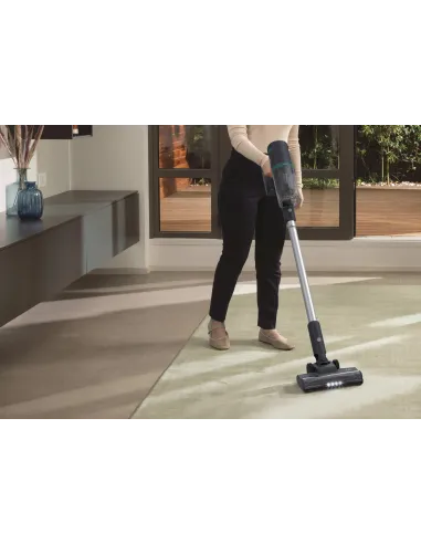 Hoover HFG10P 011 Aspirapolvere elettrica Batteria Secco HEPA Senza sacchetto 0,55 L 200 W Blu, Grigio 2,6 Ah