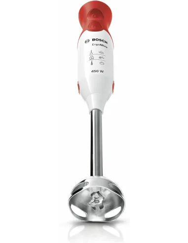 Bosch MSM64110 Frullatore a immersione ErgoMixx 450 W Bianco, Rosso