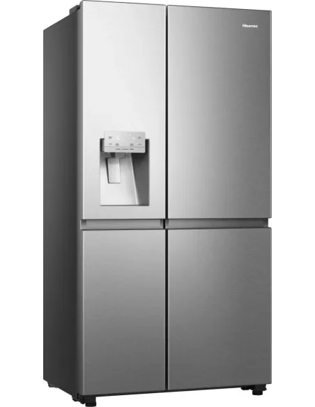 Hisense frigorifero Side By Side RS818N4TIE libera installazione 632L Classe E Dispenser acqua e ghiaccio WiFi