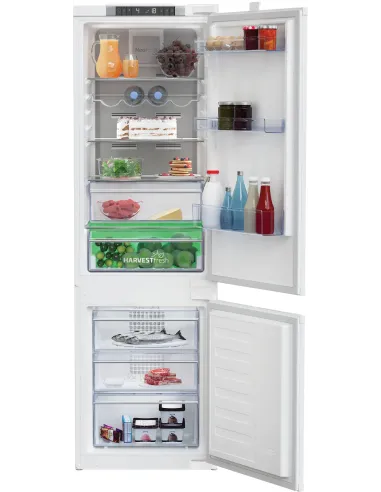 Beko BCNA275E4SN Frigorifero da Incasso Combinato, Total No-Frost, h 177.5 cm