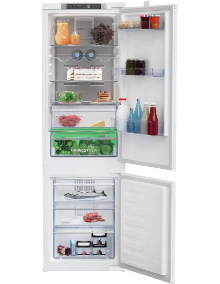 Beko BCNA275E4SN Frigorifero da Incasso Combinato, Total No-Frost, h 177.5 cm