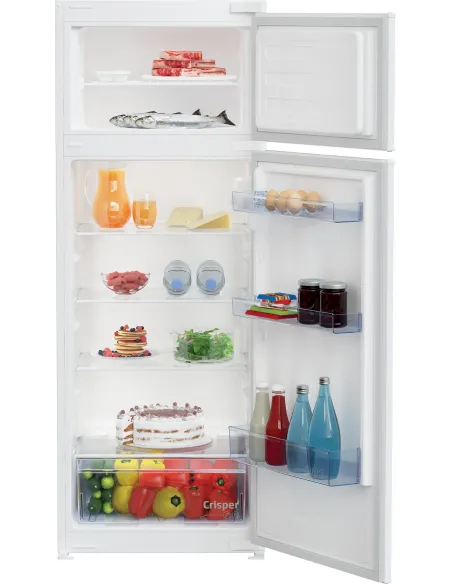 Beko BDSA250K4SN Frigorifero da Incasso Doppia Porta, Statico, h 145 cm