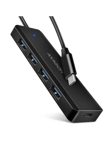 Axagon HUE-C1C hub di interfaccia USB 3.2 Gen 1 (3.1 Gen 1) Type-C 5000 Mbit s Nero