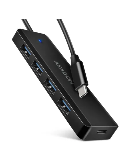 Axagon HUE-C1C hub di interfaccia USB 3.2 Gen 1 (3.1 Gen 1) Type-C 5000 Mbit s Nero
