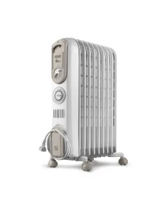 De’Longhi V550918T.WB Interno Bianco 1800 W Riscaldatore ambiente elettrico a olio