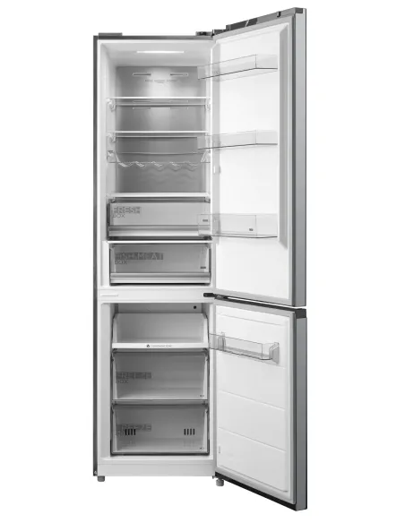 Midea MDRB521MGA46O frigorifero con congelatore Libera installazione 378 L Acciaio inox