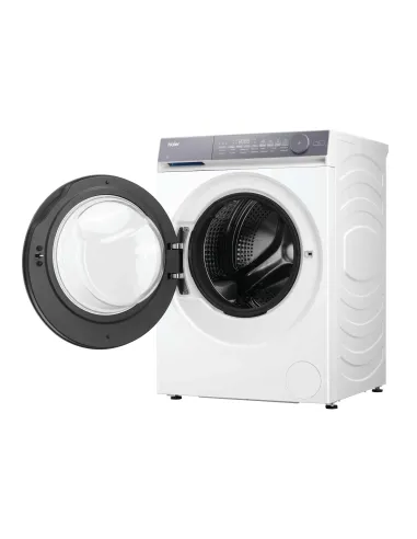 Haier X Series 7, Lavatrice Carica Frontale 9 KG, 35% più efficente della classe A, 1400 giri, Bianco, Direct Motion, Vapore,