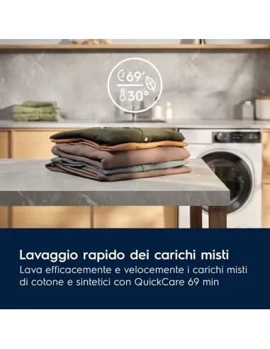 Electrolux LAVATRICE CARICA FRONTALE 9 KG CLASSE A 1400 GIRI EW7F49GY MADE IN ITALY