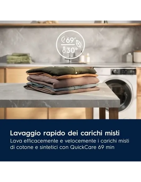 Electrolux LAVATRICE CARICA FRONTALE 9 KG CLASSE A 1400 GIRI EW7F49GY MADE IN ITALY