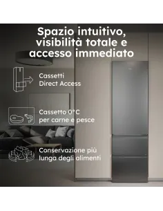 Haier 3D 60 Serie 3 HTR3620CNMG Libera installazione 414 L Argento 2