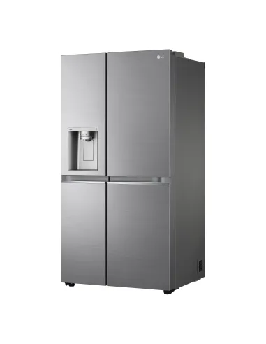 LG GSLV90PZAD Frigorifero Side-by-Side, Classe D, 635L, Wi-Fi, Con allaccio, UVnano,Grigio