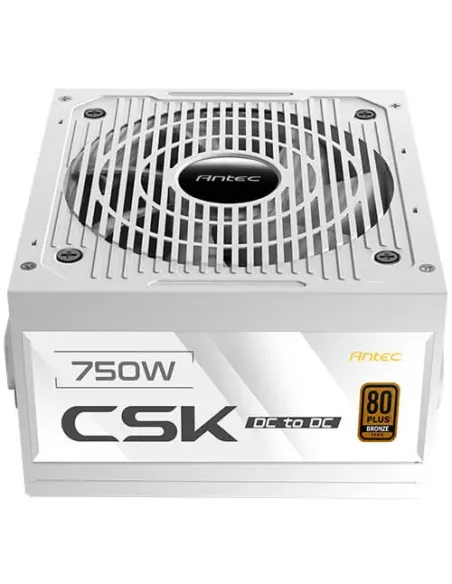 Antec CSK750DC WHITE alimentatore per computer 750 W 24-pin ATX ATX Nero