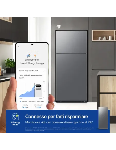 Samsung RT53DG7A14S9 frigorifero con congelatore Libera installazione 530 L Acciaio inox