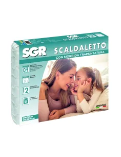 Imetec 16803 scaldaletto Coperta elettrica 55 W Bianco Tessuto 2