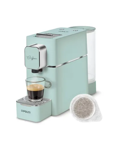 Polti Coffea S15G, macchina da caffè a cialde E.S.E. da 44 m con espulsione automatica delle cialde nell'apposito cassetto,