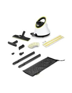 Kärcher SC 2 Deluxe Pulitore a vapore cilindrico 1 L 1500 W Nero, Bianco