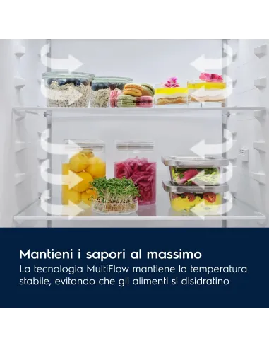 Electrolux FRIGORIFERO COMBINATO MULTIFLOW CLASSE E LNT6ME32U2