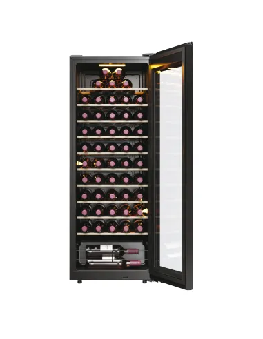 Haier Wine Bank 50 Serie 3 HWS58GGH1 Libera installazione Nero 58 bottiglia bottiglie