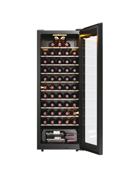 Haier Wine Bank 50 Serie 3 HWS58GGH1 Libera installazione Nero 58 bottiglia bottiglie