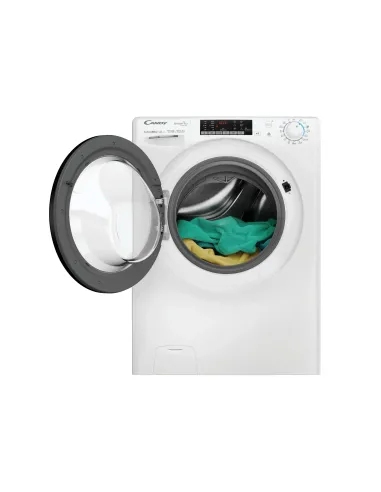 Candy Smart Pro Inverter, Lavasciuga Slim 6+4 KG, 10% più efficente della classe A, 1400 giri, Bianco, Inverter, Vapore, Wi-Fi,