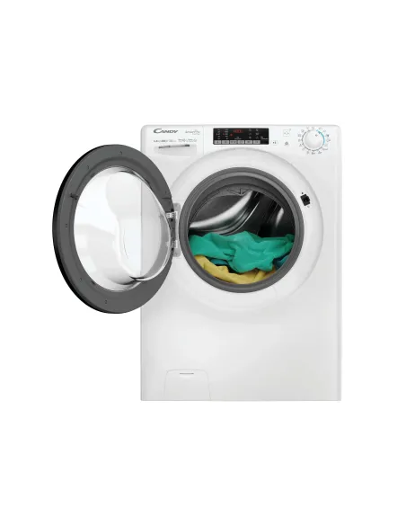 Candy Smart Pro Inverter, Lavasciuga Slim 6+4 KG, 10% più efficente della classe A, 1400 giri, Bianco, Inverter, Vapore, Wi-Fi,