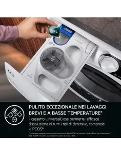 AEG LAVATRICE CARICA FRONTALE 11 KG CLASSE A-10% 1400 GIRI LR8H114BY MADE IN ITALY 2