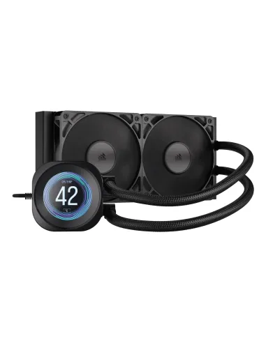 Corsair Nautilus 240 RS LCD Processore Raffreddatore di liquidi tutto in uno 12 cm Nero 1 pz