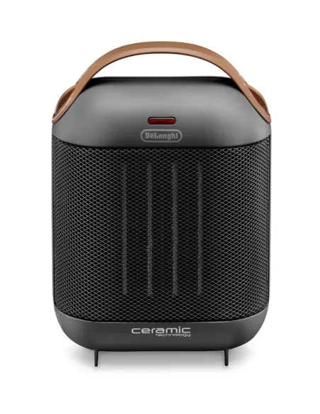 De’Longhi HFX30C18.AG Interno Nero, Grigio 1800 W Riscaldatore ambiente elettrico con ventilatore