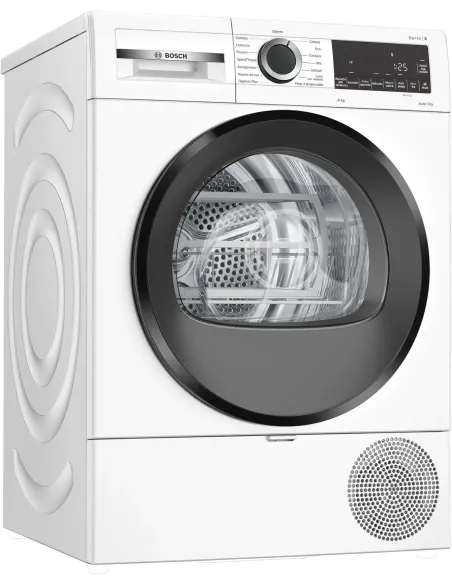 Bosch Serie 6 WQG233D1II asciugatrice Libera installazione Caricamento frontale 8 kg Bianco