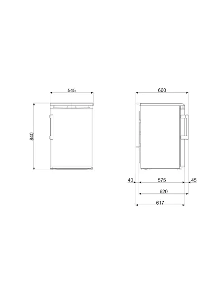 Smeg FA120E monoporta Libera installazione 114 L Bianco