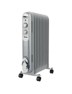 Ardes Curvy 11 Interno Nero, Grigio, Bianco 2500 W Riscaldatore ambiente elettrico a olio