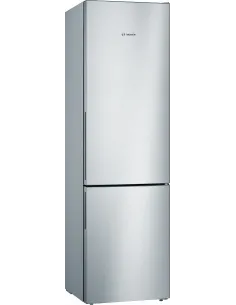 Bosch Serie 4 KGV39VLEAS Frigorifero Combinato da libera installazione 201 x 60 cm Metal look Classe E