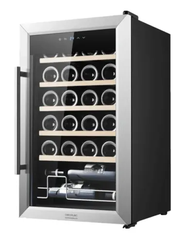 Cecotec 00125 cantina vino Cantinetta vino con compressore Libera installazione Acciaio inox 24 bottiglia bottiglie
