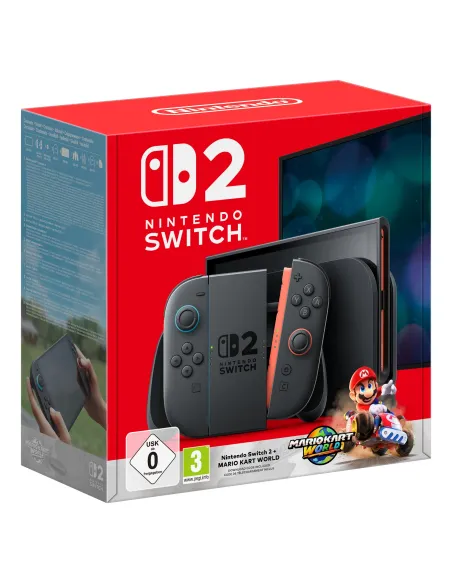 Nintendo Switch 2 + Mario Kart World console da gioco portatile 20,1 cm (7.9") 256 GB Touch screen Wi-Fi Nero
