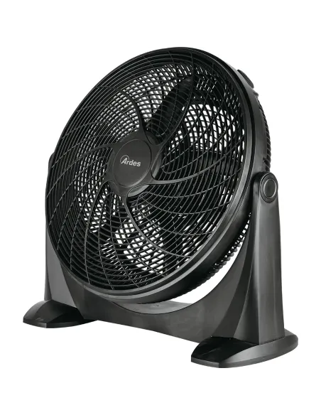 Ardes Ventilatore da tavolo diametro 50 cm, 5 pale, griglia a raggiera orientabile e rotante a 360°