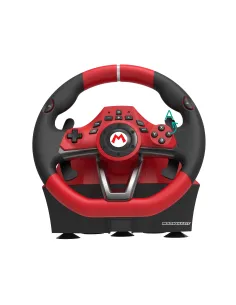 Hori Mario Kart Racing Wheel Pro Deluxe Nero, Rosso USB Sterzo + Pedali Analogico Nintendo Switch 2