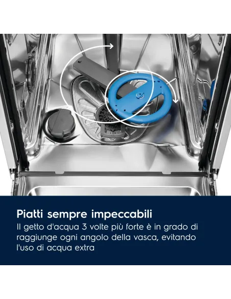 Electrolux LAVASTOVIGLIE LIBERA INSTALLAZIONE 60 CM - INOX 14 COPERTI CLASSE A 44 dBA ESS68600SX MADE IN ITALY