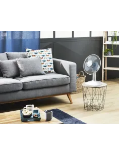 Rowenta Essential+ VU2330 Essential +, Ventilatore da Tavolo, 3 Velocità, Silenziosità 46 dBA, Design compatto, Flusso d’aria 2