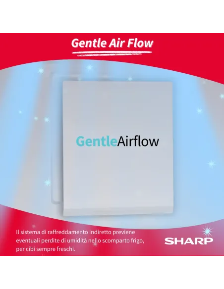 Sharp SJ-NRA11RMXRD frigorifero con congelatore Libera installazione 331 L Rosso