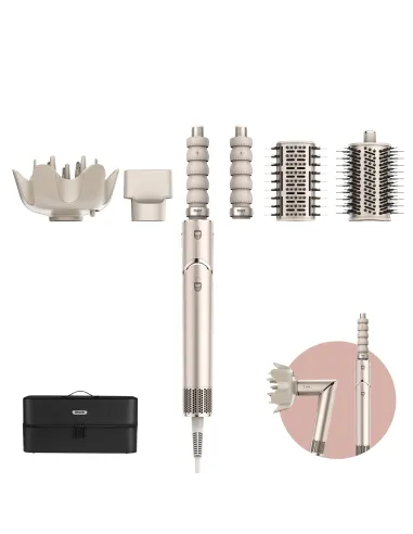 Shark Styler e Asciugacapelli FlexStyle Set 5-in-1 Champagne HD446SLEU