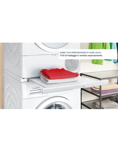 Bosch Avantixx 6 WQG24201IT Serie 6 Asciugatrice a pompa di calore 9 kg Bianco