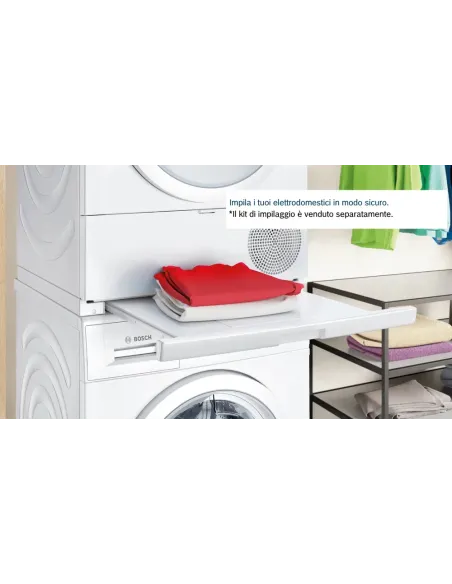 Bosch Avantixx 6 WQG24201IT Serie 6 Asciugatrice a pompa di calore 9 kg Bianco