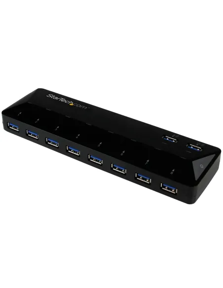 StarTech.com Hub USB 3.0 a 10 Porte di Ricarica e Sincronizzazione - 2 Porte x 1,5 Amp