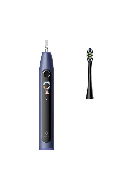 Oclean X Lite Adulto Spazzolino elettrico sonico Nero, Blu